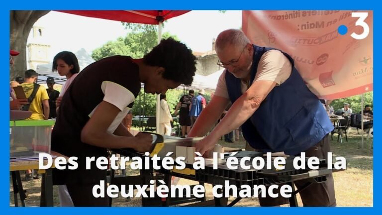 Retraités marseillais partagent leur savoir-faire avec les élèves de l&rsquo;école de la deuxième chance