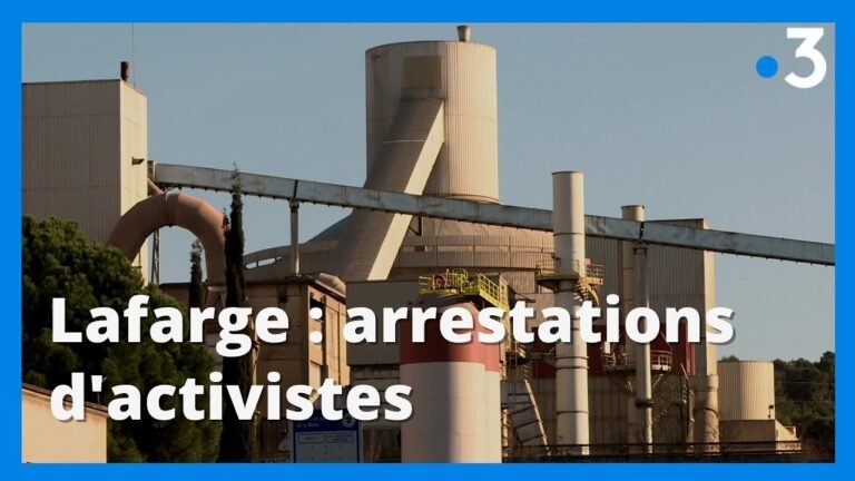 Arrestations d&rsquo;activistes à l&rsquo;usine de Bouc-Bel-Air de Lafarge