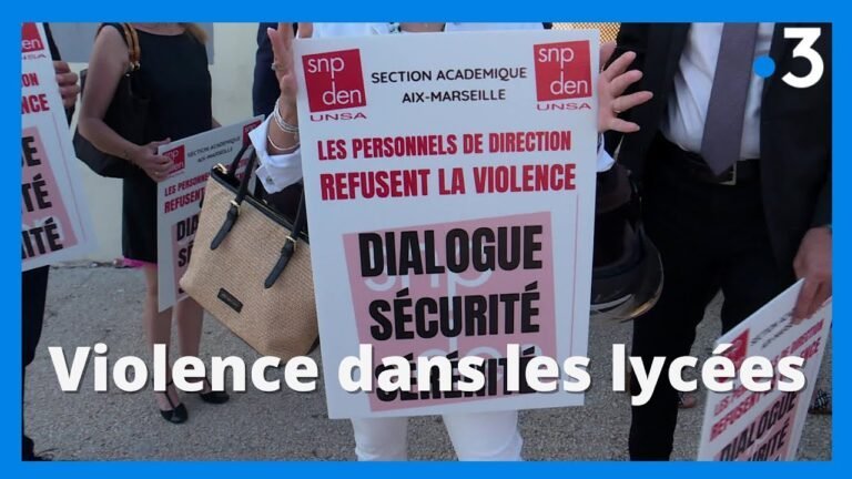 Inquiétude grandissante des proviseurs face à l&rsquo;escalade de la violence dans les lycées