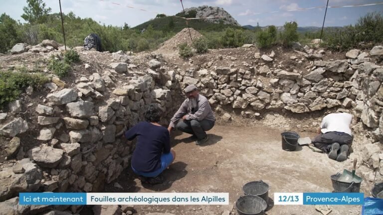 L’emplacement de l’oppidum des caisses de Jean-Jean à Mouriès au sein du Parc Naturel Régional des Alpilles