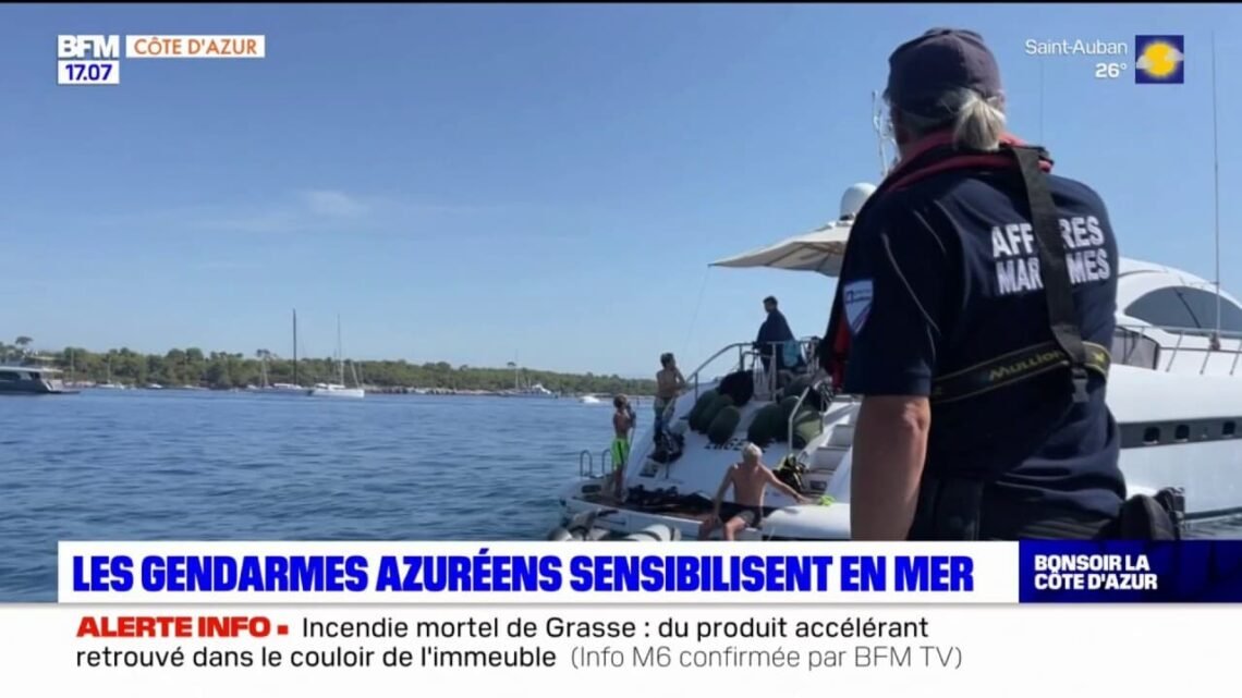 Les gendarmes azuréens intensifient les actions de prévention en mer dans les Alpes-Maritimes Les gendarmes azuréens intensifient les actions de prévention en mer dans les Alpes-Maritimes