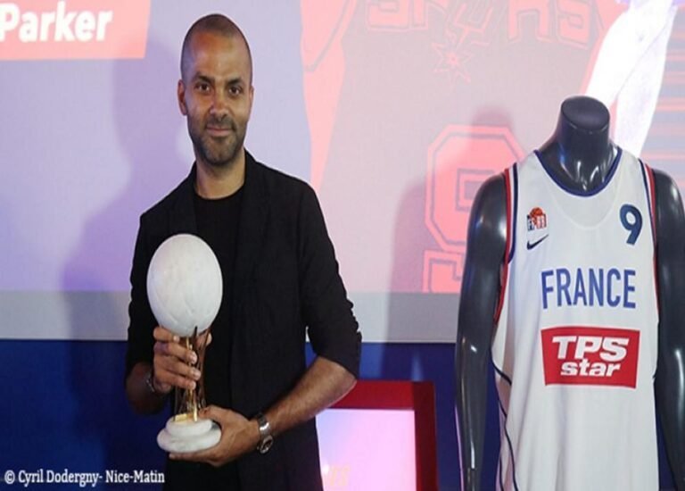 Tony Parker, la star du basket honorée à Nice
