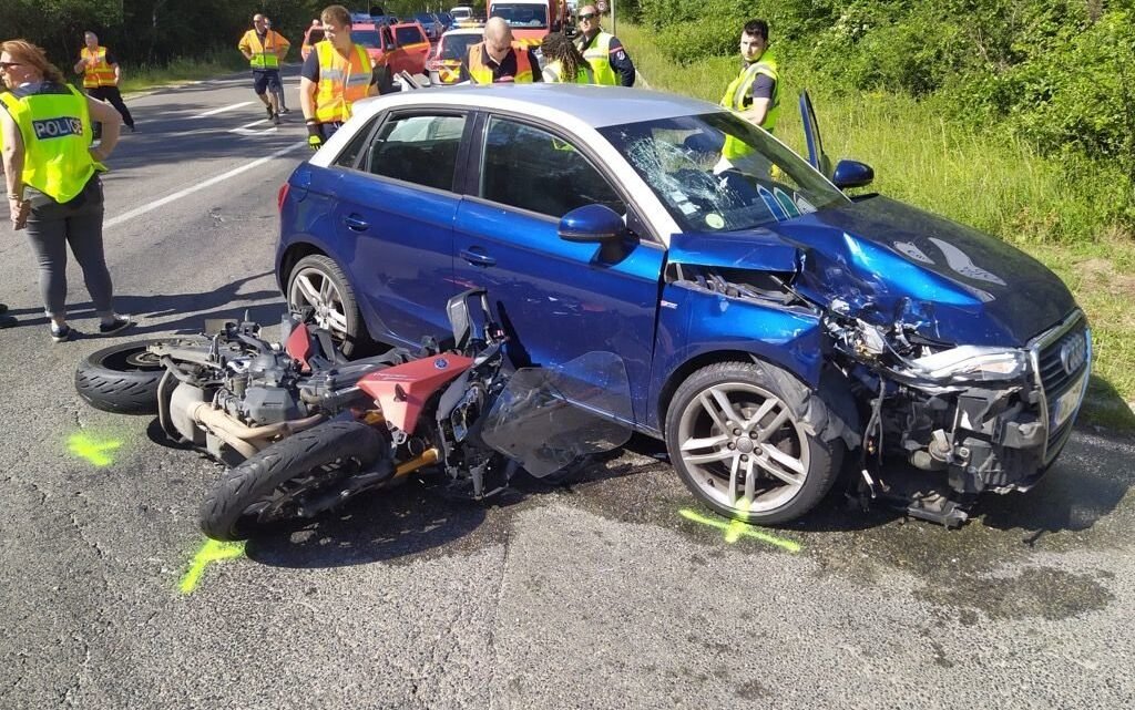 Grave accident de la route à Èze : un motard lutte pour sa vie Grave accident de la route à Èze : un motard lutte pour sa vie