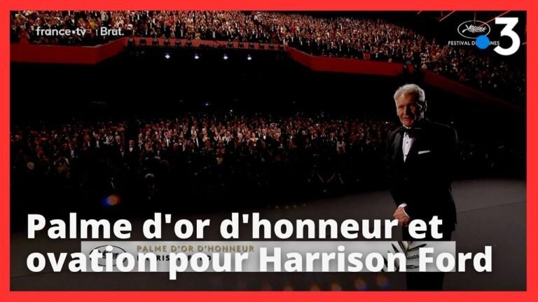 Harrison Ford, ému par sa palme d&rsquo;or d&rsquo;honneur à #Cannes2023 et l&rsquo;ovation qui s&rsquo;en est suivie