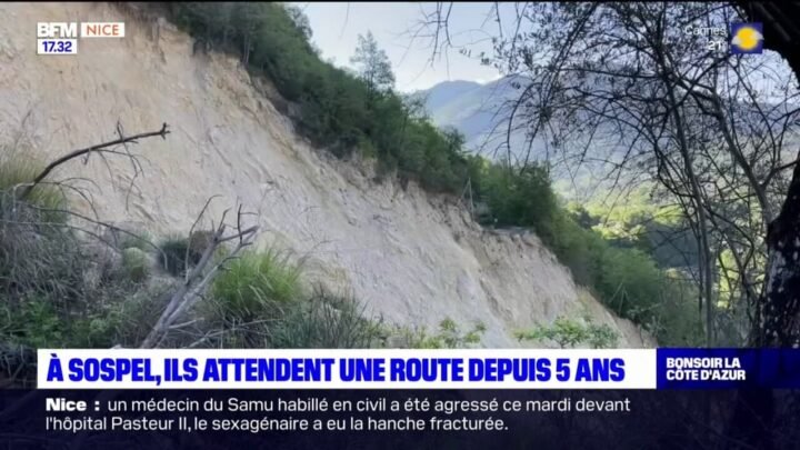 La difficulté d’accès à certains hameaux de Sospel persiste 5 ans après un éboulement