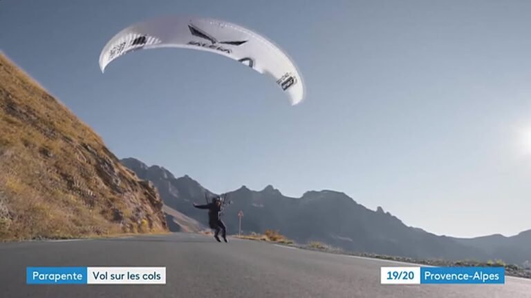 Les Hautes-Alpes : Jean-Baptiste Chandelier, parapentiste de talent, dévoile une vidéo spectaculaire.