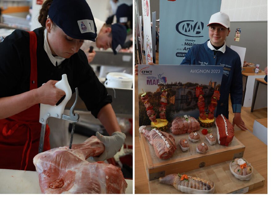 Modification du titre:
Grand concours national des apprentis bouchers à Avignon Modification du titre:
Grand concours national des apprentis bouchers à Avignon