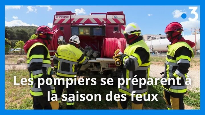Velaux : les pompiers se préparent à faire face à la saison des incendies
