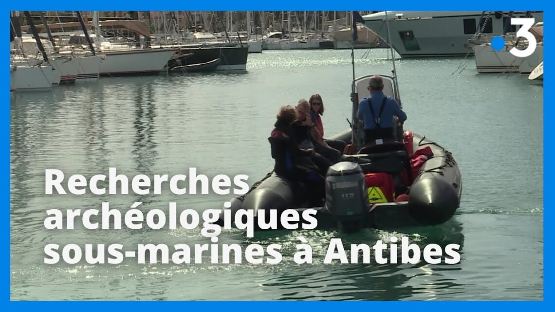 La recherche d’une épave du XVIe siècle à Antibes par des archéologues La recherche d’une épave du XVIe siècle à Antibes par des archéologues