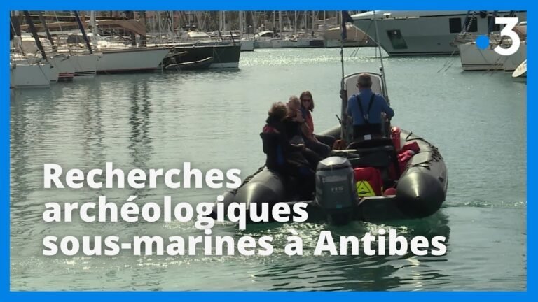La recherche d&rsquo;une épave du XVIe siècle à Antibes par des archéologues
