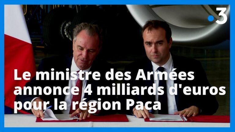 Le ministre des Armées débloque 4 milliards d&rsquo;euros pour la région Paca