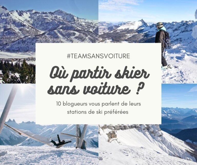 Six stations de ski en France facilement accessibles sans voiture !