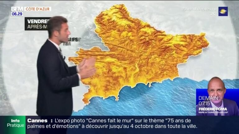 Un ciel radieux et des températures idéales annoncent un vendredi ensoleillé sur la Côte d&rsquo;Azur