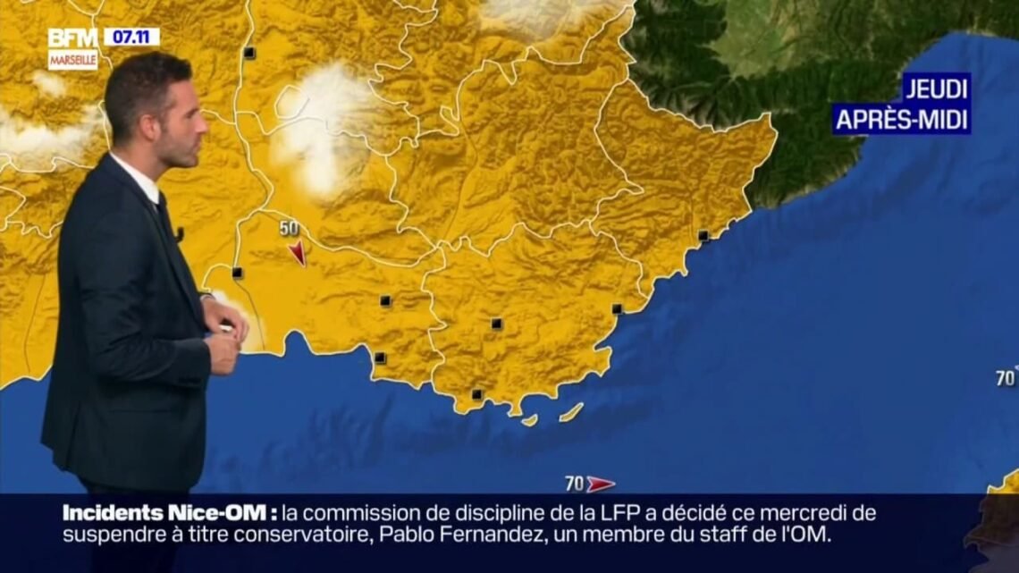 Un jeudi estival et nuageux à Nice, avec une température de 26°C. Un jeudi estival et nuageux à Nice, avec une température de 26°C.