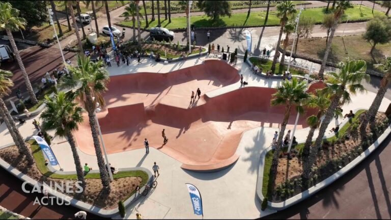 Un parcours de glisse inédit : Découvrez le tout nouveau Spot de Skate de Cannes