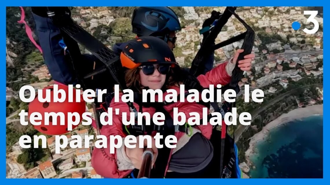 Des enfants atteints de cancer font du parapente à Roquebrune-Cap-Martin Des enfants atteints de cancer font du parapente à Roquebrune-Cap-Martin