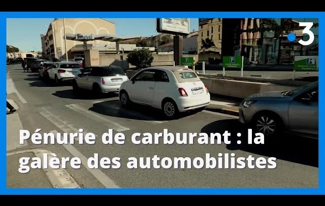 Difficultés d’un taxi à Marseille face à la pénurie de carburant