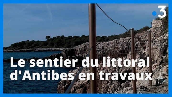 Fermeture du sentier du littoral à Antibes en raison de travaux
