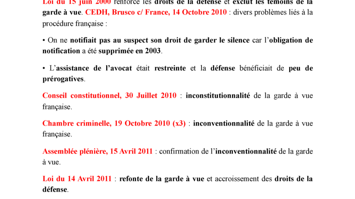 L’auteur présumé appréhendé : Des questions en garde à vue L’auteur présumé appréhendé : Des questions en garde à vue
