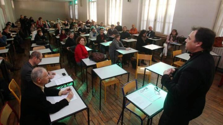 Les étudiants de classes préparatoires du lycée Masséna protestent contre la délocalisation de leurs concours