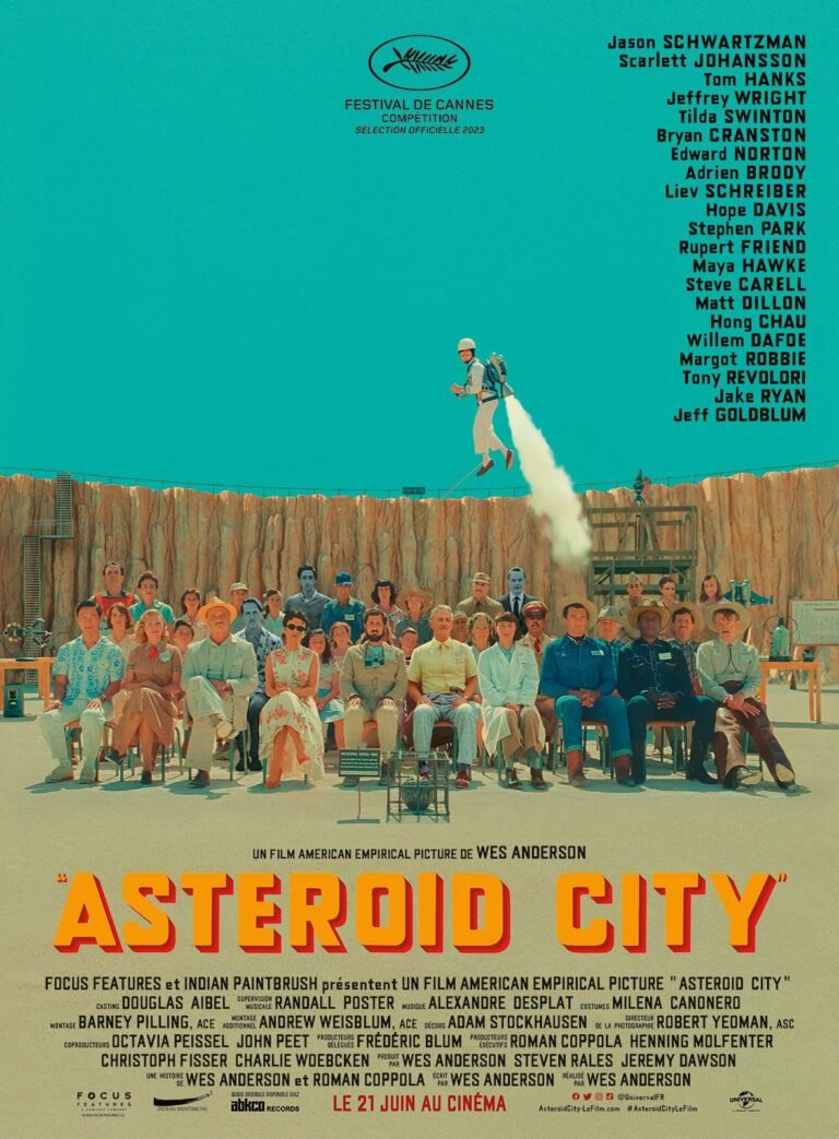 Asteroid City: la nouvelle œuvre cinématographique de Wes Anderson. La conférence de presse avec l&rsquo;équipe complète à Cannes 2023.