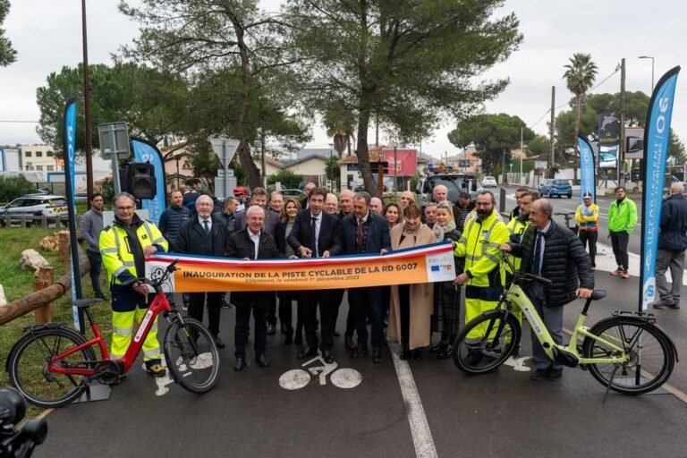 Connexion cyclable entre les gares de Villeneuve-Loubet et Biot : un nouveau trajet pour les cyclistes