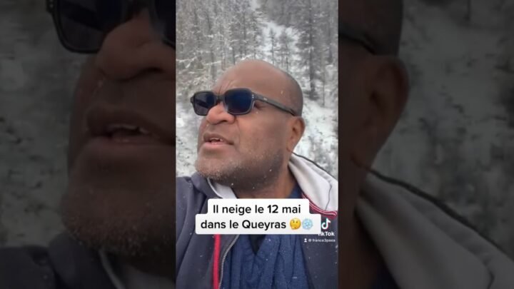 Des chutes de neige surprenantes dans le Queyras en plein mois de mai : le partage de René.