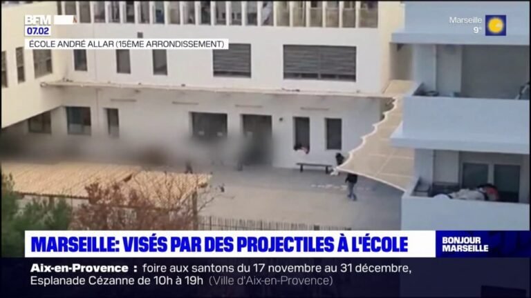 Jets de projectiles: Le cauchemar d’une école marseillaise