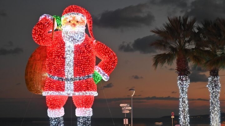 Les lumières féeriques de Noël illuminent la copropriété de Cagnes-sur-Mer