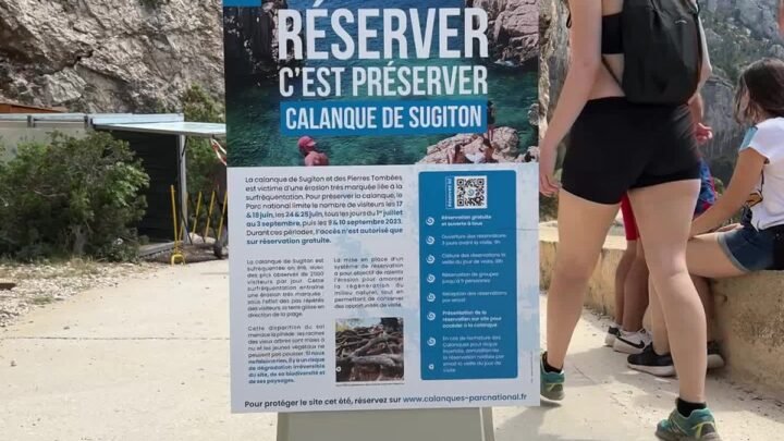 Nouveau dispositif de réservation pour la calanque de Sugiton cet été. #calanques