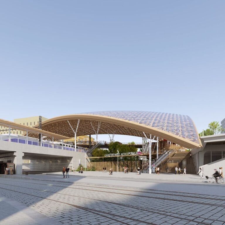 Nouvelle gare bioclimatique à Nice aéroport : une première en Europe