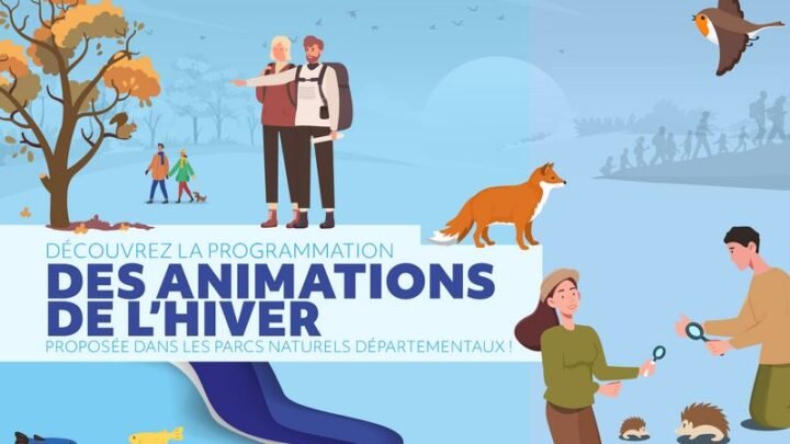 Plongez-vous dans l’hiver avec des activités en plein air dans les parcs départementaux !