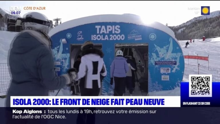 Reportage de BFM Nice : L&rsquo;aventure à Isola 2000