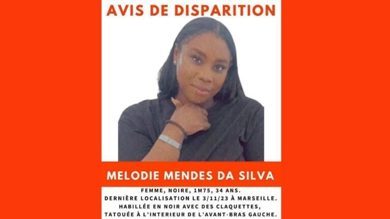 retrouvé sans vie
Disparition tragique de Mélodie Mendes da Silva à Marseille : le corps de la mère de famille retrouvé sans vie