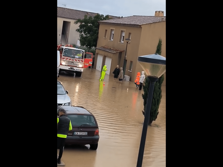 Violents orages dans les Bouches-du-Rhône entraînant des inondations, coupures de routes et des records de pluie