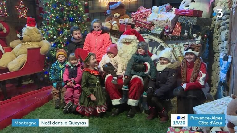 Découvrez la visite du Père Noël à Ceillac dans les Hautes-Alpes