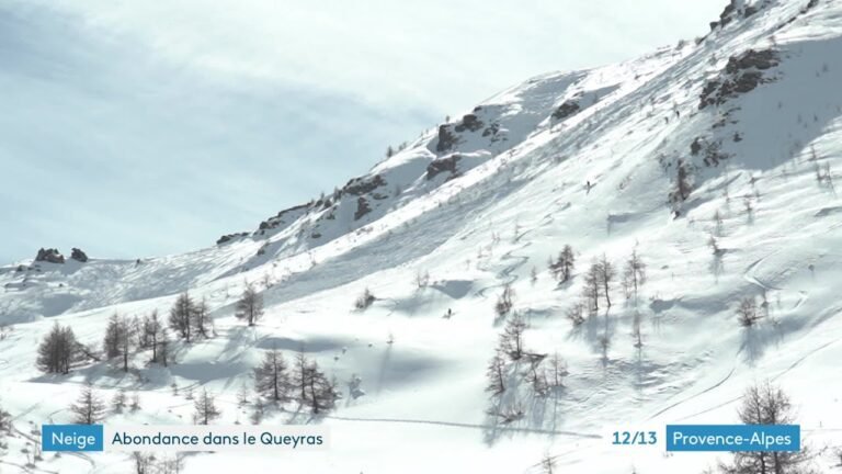 Hautes-Alpes : Le Queyras sous une épaisse couche de neige grâce au retour d&rsquo;Est