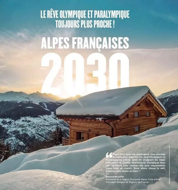 JO 2030 : La région PACA candidate mais fait une bourde avec une photo de la Suisse JO 2030 : La région PACA candidate mais fait une bourde avec une photo de la Suisse