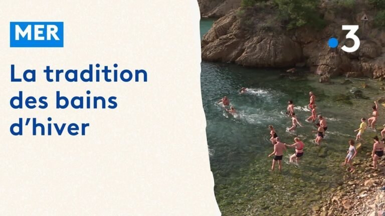 La pratique ancestrale des bains d&rsquo;hiver pour célébrer la nouvelle année à Ensuès-la-Redonne