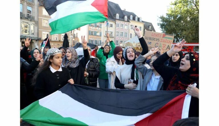 : « La première manifestation pro-palestinienne autorisée depuis trois mois »