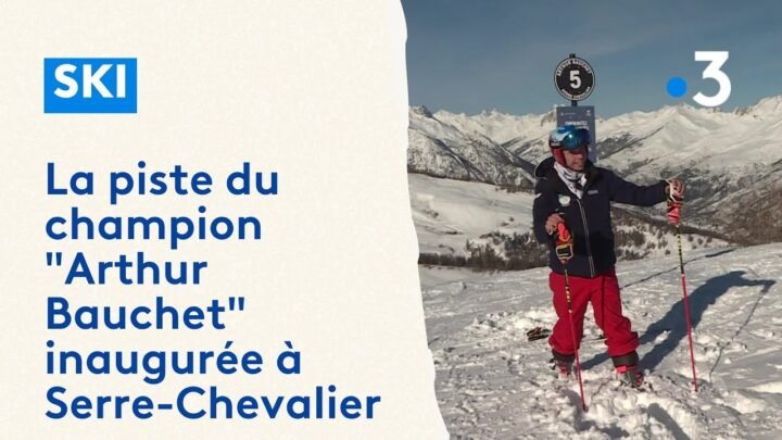 Nouvelle piste de ski inaugurée à Serre-Chevalier en l’honneur du champion paralympique Arthur Bauchet, natif de Saint-Tropez