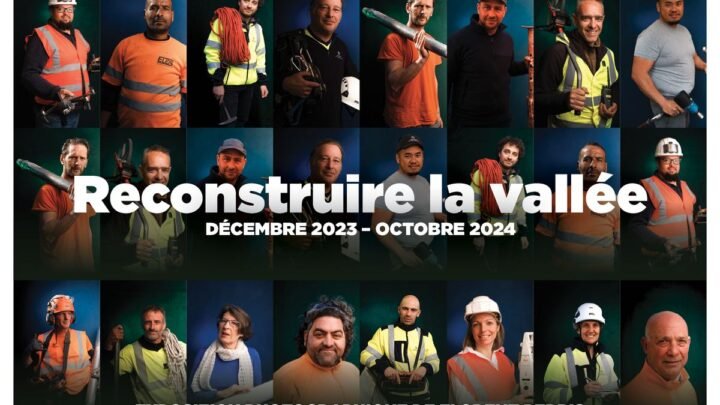 Regards captivants sur la reconstruction de la vallée : l’exposition photographique de Florent Perris