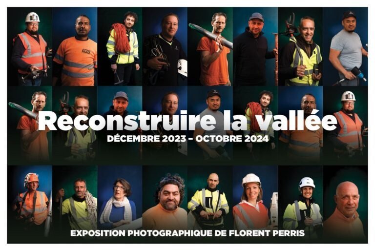 Regards captivants sur la reconstruction de la vallée : l&rsquo;exposition photographique de Florent Perris