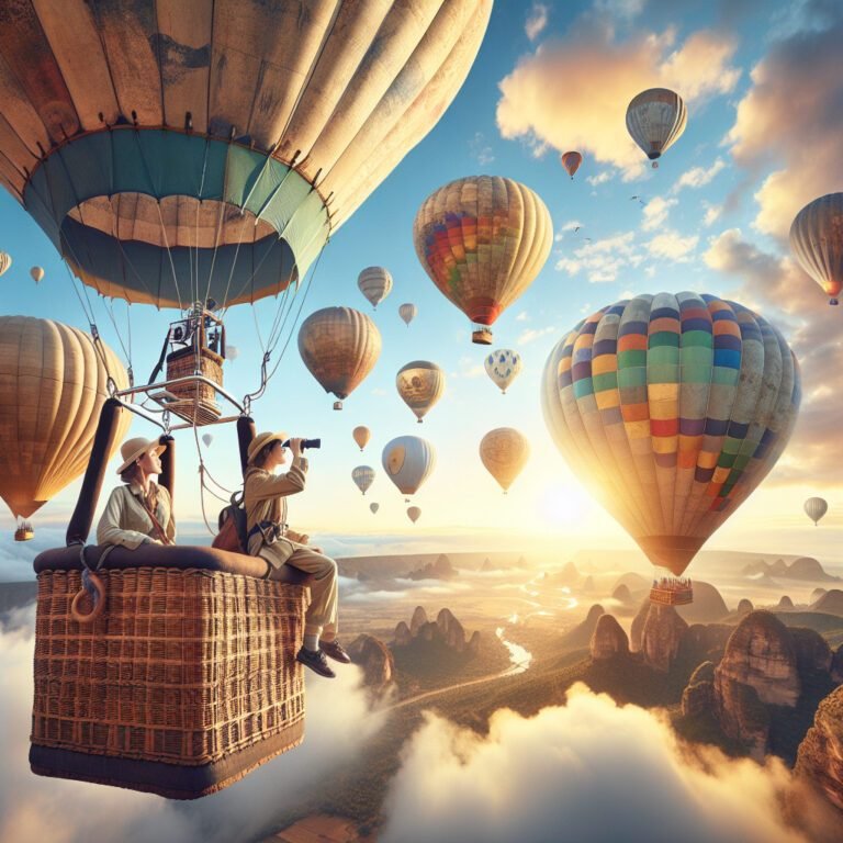 À la conquête des cieux: une aventure en montgolfières éco-responsables