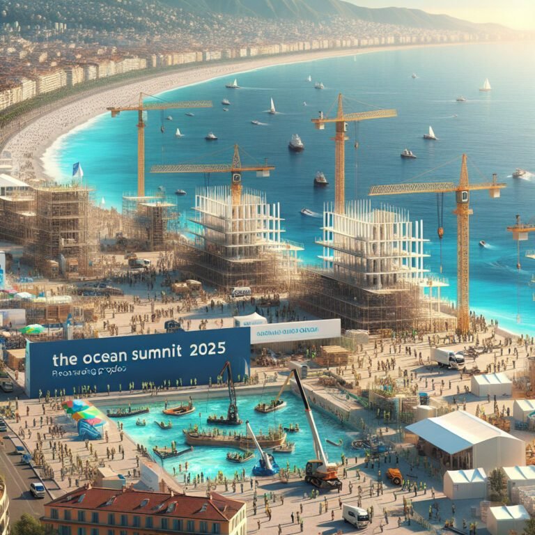 Avancement des travaux à Nice en vue du Sommet des océans 2025