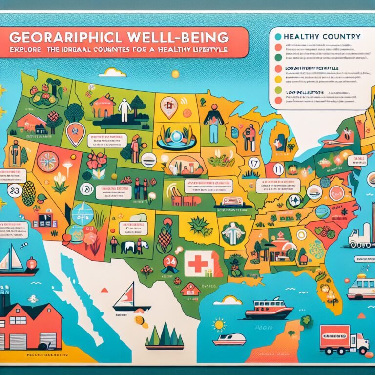 Bien-être géographique : découvrez les départements les plus propices à une vie saine