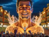 Carnaval de Nice: Cyprien et son char illuminé font sensation au corso