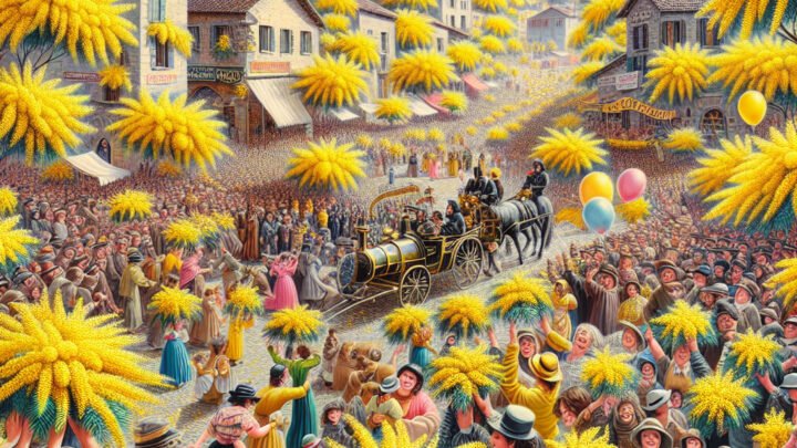 Célébration du mimosa à Tanneron : une fête inoubliable !