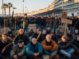 : Des agriculteurs en colère ont occupé la promenade des Anglais le jeudi 1er février