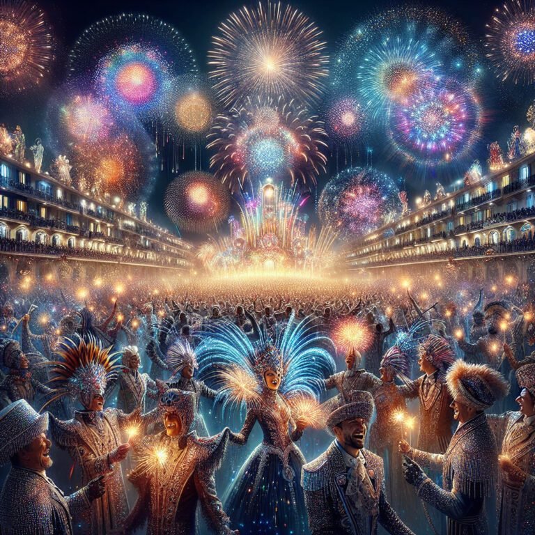 Feux d&rsquo;artifice et costumes étincelants : Revivez l&rsquo;inauguration éblouissante du carnaval de Nice